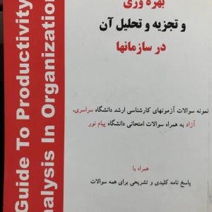 راهنمای بهره وری و تجزیه و تحلیل آن در سازمانها نشر هستان